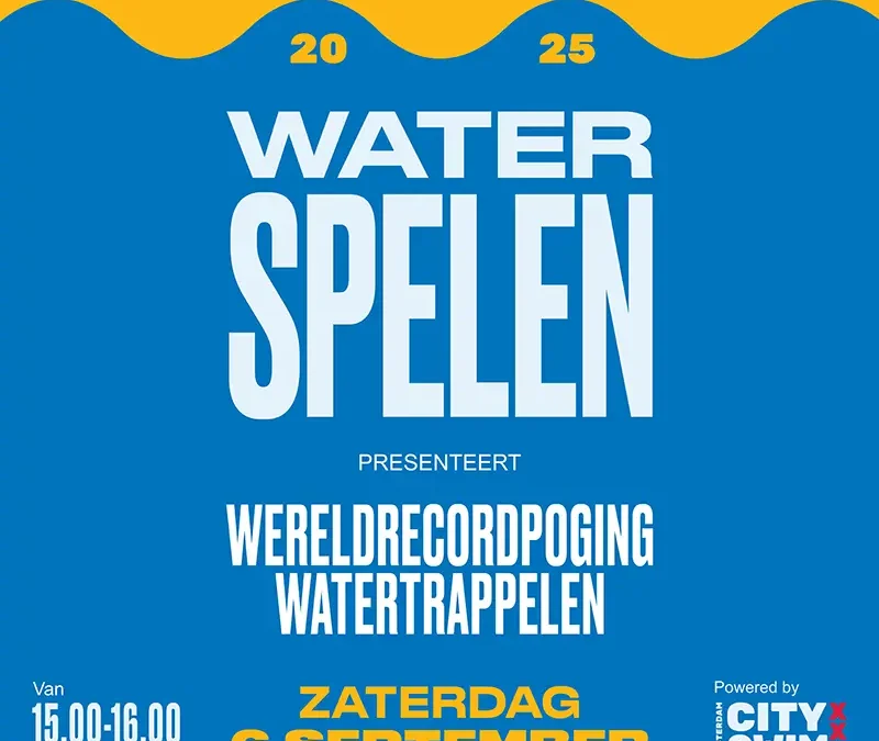 Wereldrecord poging watertrappelen
